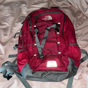 Northface hot pink backpack